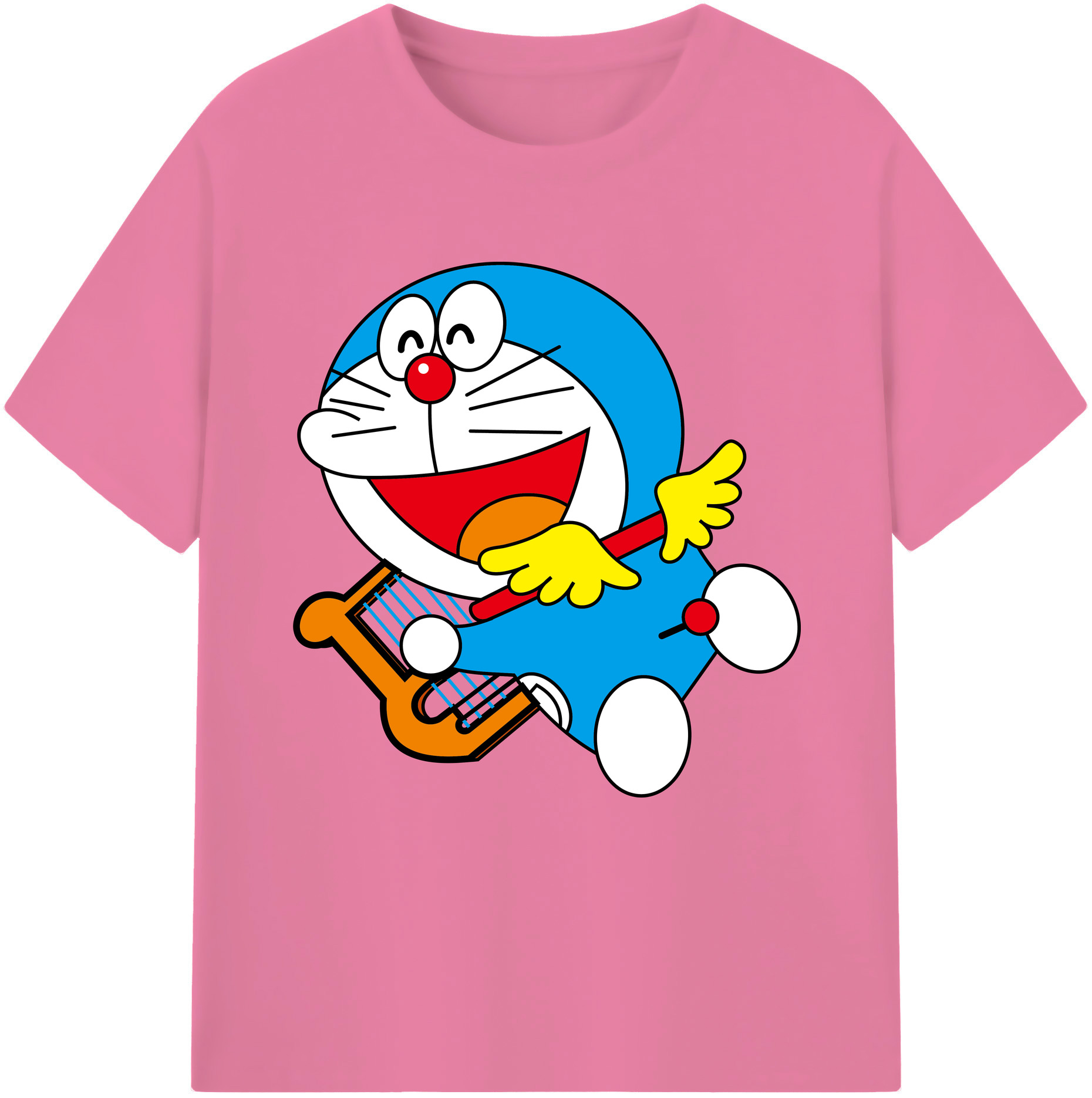 （画像用） ドラえもん Doraemon 綿100％半袖Tシャツ（フロントプリント）